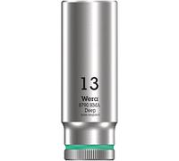 Wera 05004510001 Chiave a Bussola 1/4", Turchese, 13.0 Mm