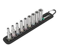 WERA 05004525001 - Socket wrench set, external hexagon, 1/4'' drive