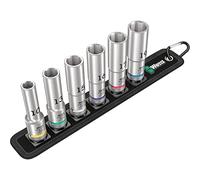 Wera 05004565001 Belt C Deep 1 Kit chiavi a bussola, con attacco da 1/2", 6 pezzi