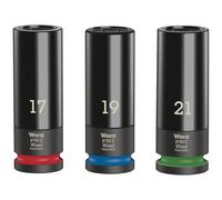 Wera 05004595001 Set Di Chiavi A Ruota Impaktor C, 1/2" Drive, 3 Pezzi