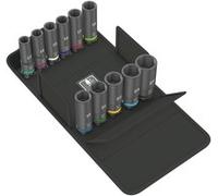 Wera 05004841001 Set di bussole Nero 11 testina/e 1/2" Metrico
