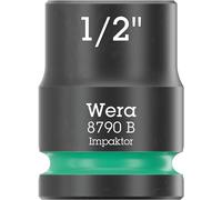 Wera 05005518001 8790 B - Inserto per chiave a bussola con attacco da 3/8", 1/2" x 30 mm