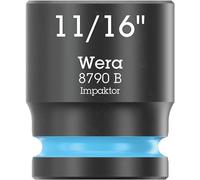 Wera 05005521001 8790 B - Inserto per chiave a bussola con attacco da 3/8", 11/16" x 30 mm