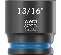 Wera 05005523001 8790 B - Inserto per chiave a bussola con attacco da 3/8", 13/16" x 32 mm