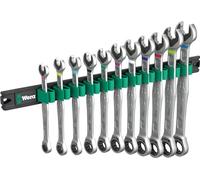 Wera 05020014001 9630 - Barra magnetica 6000 Joker, 1 set di chiavi a cricchetto ad anello, 12 pezzi