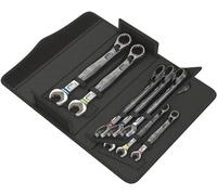 WERA 05020091001 - Kit con chiavi combinate piegate a cricchetto, SW 8-19, 11 pezzi