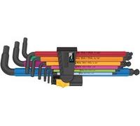 WERA 05022640001 - Set di chiavi angolari, in pollici, 9 pezzi