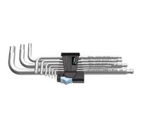 Wera 05022720001 3950PKL/9 Acciaio Inox Esagonale Presa L-KEYS, 9-Piece Metrico