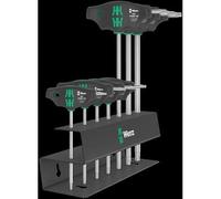 WERA - Set di giraviti per viti Torx, con impugnatura a T nel supporto in metallo 7 pezzi, Numero di giraviti: 7 7