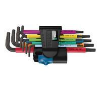 Wera 05024179001 967 Sl / 9 Set Chiavi Torx Tiene Func & Multi Colore TX8-TX40