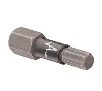 Wera 05057604001 wer057604 Wera 840/1 IMPAKTOR Bit hex-plus SW4 X 25 mm, colore: nero (Confezione da 3)