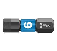 Wera 05057606001 Impaktor Diamond Hard Bit Per Viti Esagonali 6.0 x 25mm