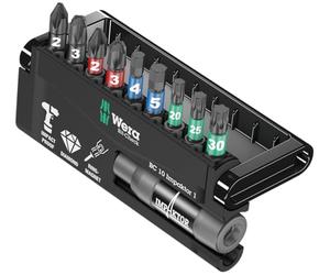 Wera 05057680001 Assortimento di Bit-Check 10, Impattore