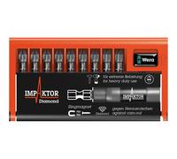 Wera 05057684001 Set Di Cacciaviti Impaktor Diamond Hard PZ 10 Pezzi