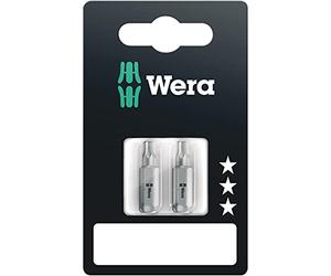 Wera 05073064001 867/1 Z TORX BO bit con foro SB, Argento/Grigio