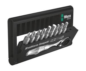 Wera 05073645001 BC BR 9 Zyklop Mini Bit Check PH/PZ/TX/Hex, Set Da 10 Pezzi