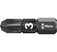 Wera 05073922001 Inserti per Adatte a Viti Pozidriv, PZ 3, multicolore