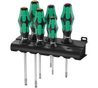 Wera 05105650001 334/6 Cacciaviti A Taglio/Phillips, Set 6 Pezzi