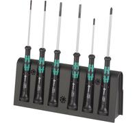 Wera 05118150001 2035/6A Kraftform Micro Fessura/Phillips Cacciaviti, 6-Piece