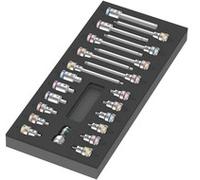 Wera 05150113001 Set di bussole 3/8" Metrico 4,5,6,7,8,10 mm TX15 TX20 TX25 TX27