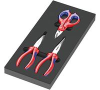 Wera 05150181001 9781 Termoformato in spugna pinze KNIPEX Set 2, 3 pezzi