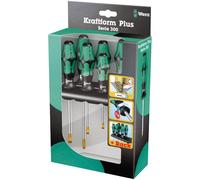 Wera 05320540001 335/350/367/7 7-Piece Kraftform + Punta Laser Set Cacciaviti