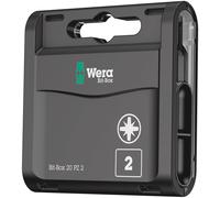WERA 1/4" Bit-Box 20 PZ 855/1 Z Duro 05057760001, 20x PZ 2 x 25 Mm