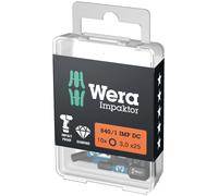 WERA 10x 1/4 " Impaktor Punte 840/1 Imp Dc Hex-Plus 05057603001 Tutti Scelta