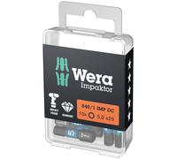 WERA 10x 1/4 " Impaktor Punte 840/1 Imp Dc Hex-Plus 05057603001 Tutti Scelta
