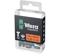 WERA 10x 1/4 " Impaktor Punte 840/1 Imp Dc Hex-Plus 05057603001 Tutti Scelta