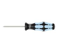 WERA Giravite "Stainless" per viti a croce Pozidriv, con lama in acciaio inox, Dim. impronta a croce: 0 Quantità:1