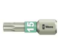 Wera 3867/1 TS TX 15 X 25 MM 05071033001 Inserto Torx T 15 Acciaio inox D 6.3 1