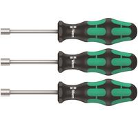 Wera 395 Holo / 3 Kraftform Plus Sanitary Nutdriver Set 3 Pezzi Metrico