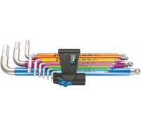 Wera 3950/9 Hex-Plus Multicolore HF Inossidabile 1 L-CHIAVE Set Metrico