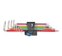 WERA 3967/9 TX SXL Multicol. HF Stainless 1 ass. chiavi a L inox Chiave inglese