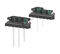 Wera 454/7 Set Cacciaviti Impugnatura T Esagono incassato, vers.metrica, 7 pezzi