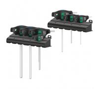 Wera 454/7 Set Cacciaviti Impugnatura T Esagono incassato, vers.metrica, 7 pezzi