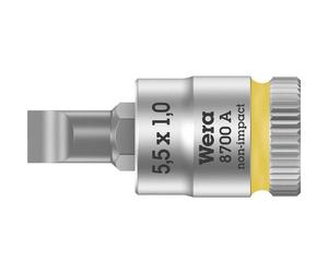 Wera 5003321001 8700 A FL 0 Taglio Inserto giravite a bussola 5.5 mm 1/4 (6.3 m