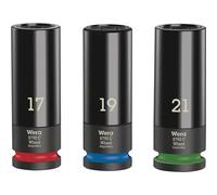 Wera 5004595001 Wheel Impaktor C Set 1 Kit inserti a bussola metrico 1/2 3 part