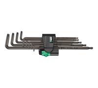 Wera 5024460001 967/9 TX XL 1 TORX interno Kit di chiavi a brugola T 8, T 9, T
