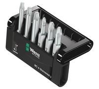 Wera 5056478001 Bit-Check 6 V Universal 1 0 Kit inserti 6 parti Quadrato intern