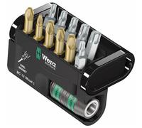 Wera 5057423001 Bit-Check 12 Wood 1 0 Kit inserti 12 parti Croce Pozidriv, Croc