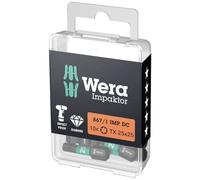 Wera 5057625001 0 Inserto Torx T 25 D 6.3 10 pz.