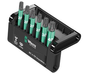Wera 5057693001 Mini-Check Impaktor 2 0 Kit inserti 6 parti TORX interno Tecnol