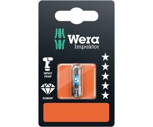 Wera 5073904001 Inserto Esagonale 4 mm 840/1 IMP DC Impaktor Bits SB SiS Accia