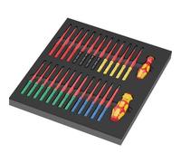 Wera 5150151001 9751 VDE Kit cacciaviti 28 parti PH, PZ, TORX, Esagonale, Tagli