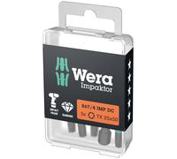 WERA 5x 1/4 " Impaktor Punte 867/4 Imp Torx 05057664001 Tutti Taglie a Scelta