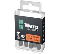 WERA 5x 1/4 " Impaktor Punte 867/4 Imp Torx 05057664001 Tutti Taglie a Scelta