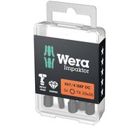 WERA 5x 1/4 " Impaktor Punte 867/4 Imp Torx 05057664001 Tutti Taglie a Scelta