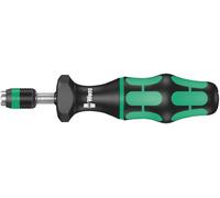 Wera, 7445 Kraftform Giraviti dinamometrici regolabili con porta-inserti Rapidaptor, 1/4 pollice, 2,5-11,5 in. lbs.